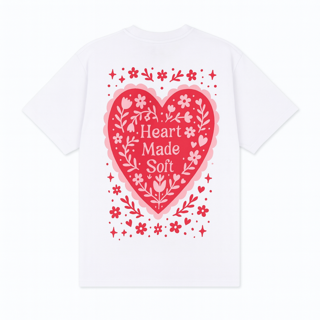T-SHIRT " HEART MADE SOFT "