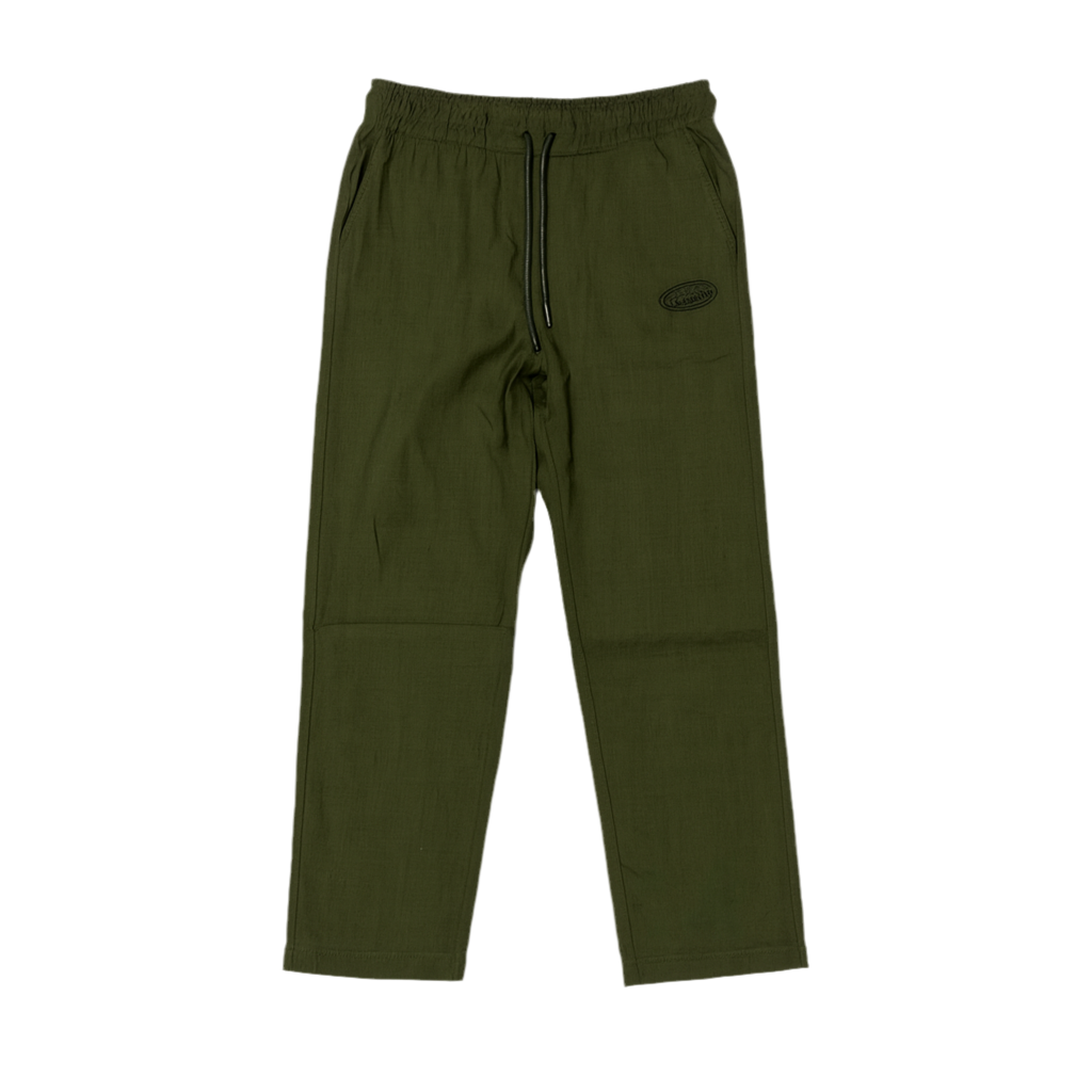 PANTALON « TECHNICAL EMBROIDERED COTON »