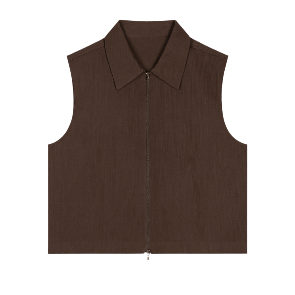 GILET A ZIP