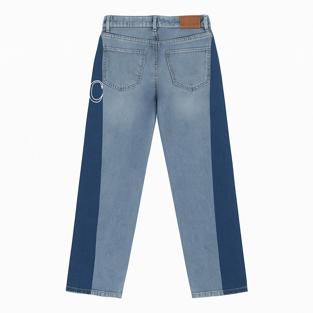 JEAN BAGGY BRODÉ « RC »