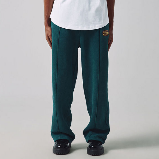 JOGGING DÉLAVÉ À SURPIQURE