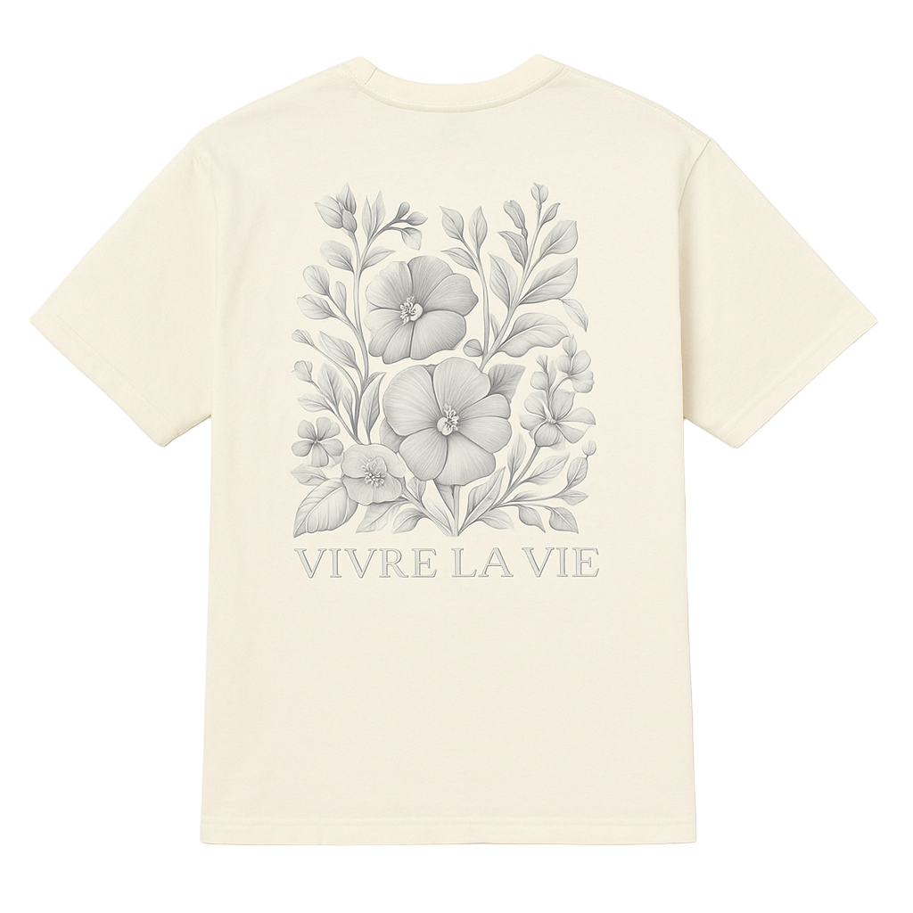 T-SHIRT « VIVRE LA VIE »