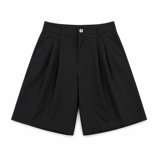 SHORT AMPLE À PINCE