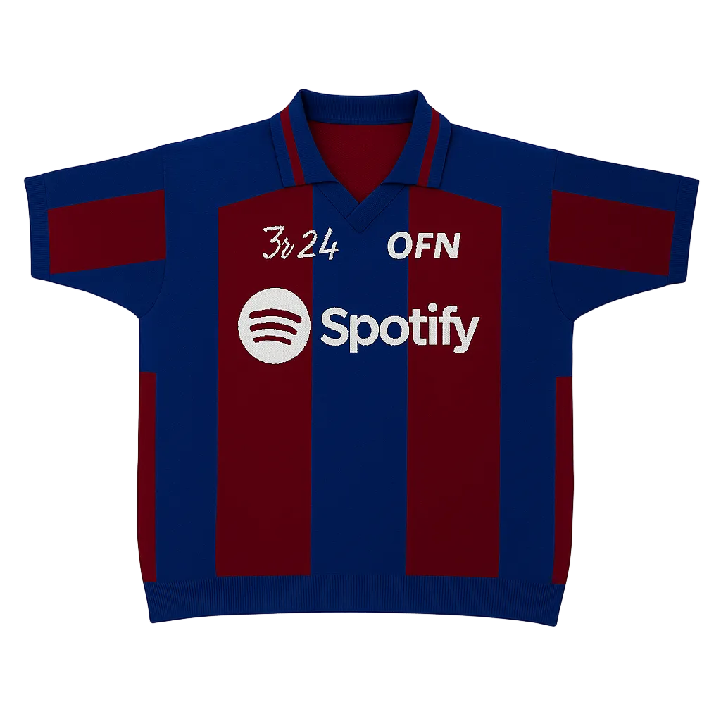 POLO EN MAILLE OFN À RAYURES