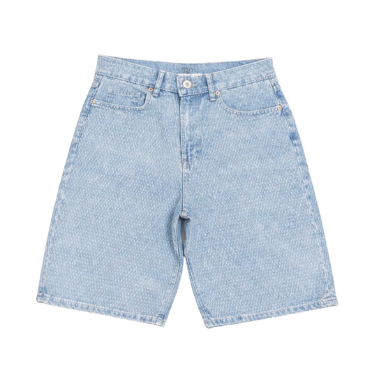 SHORT DENIM EFFET TROU APPARENT