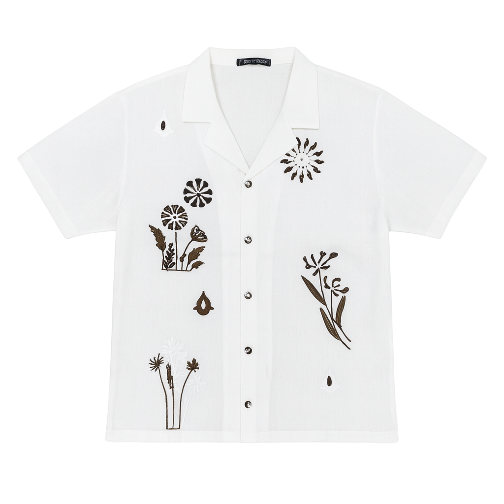 CHEMISE BRODERIE FLORALE