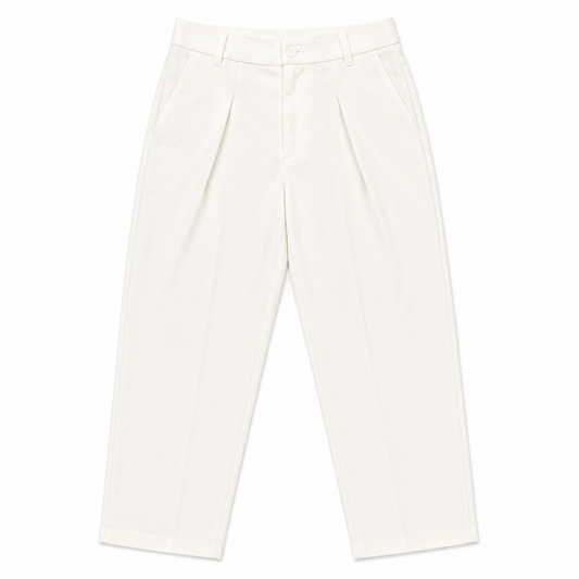 PANTALON Á PINCE BARREL FIT