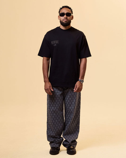 JEAN BAGGY «JACQUARD PANTS GREY»