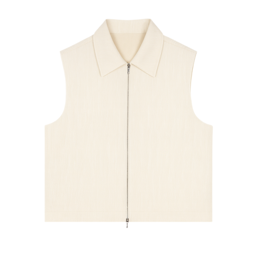GILET A ZIP