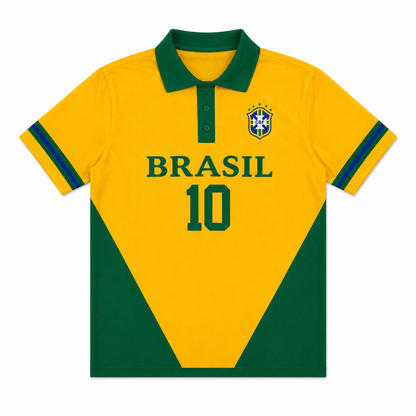 POLO TRICOT « BRAZIL 10 »