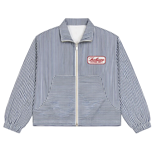 VESTE COUPE VENT À RAYURE