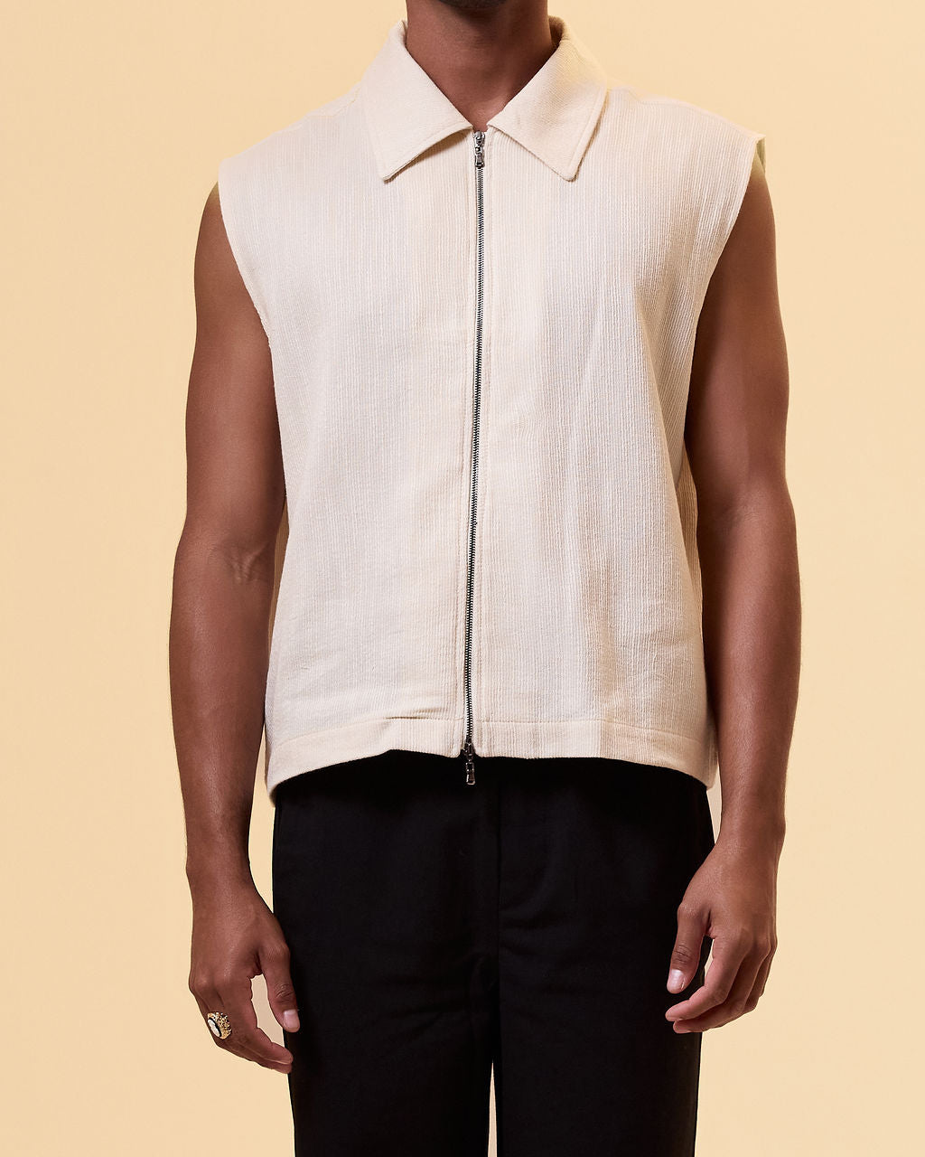 GILET A ZIP