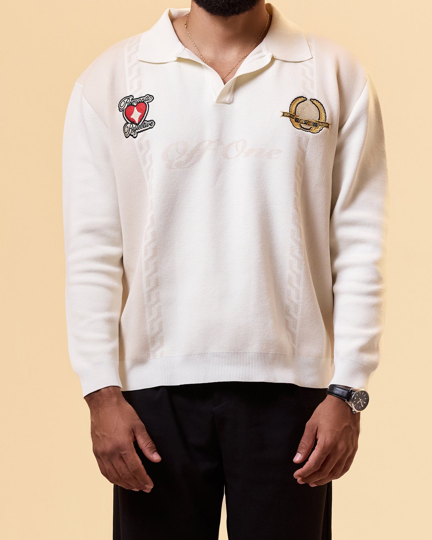 POLO LONG MANCHE " OFF ONE "
