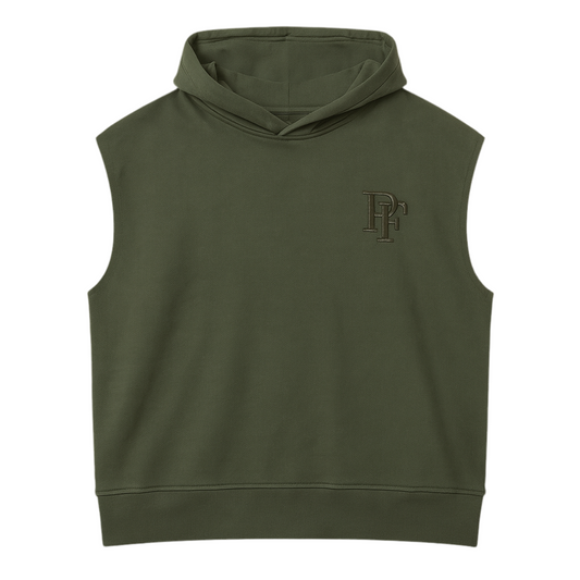 SWEAT A CAPUCHE SANS MANCHE