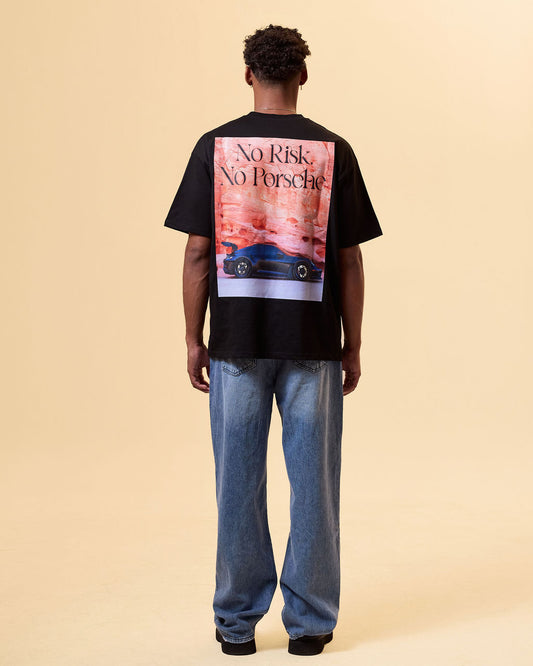 T-SHIRT " NO RISK NO PORSHES "