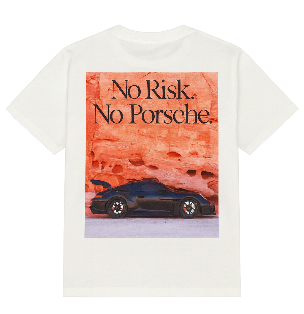 T-SHIRT « NO RISK NO PORSCHE »