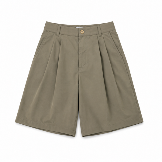 SHORT AMPLE À PINCE