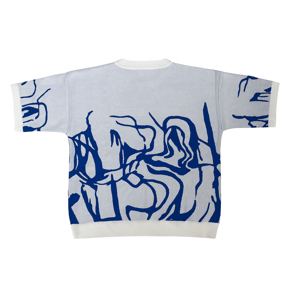 T-SHIRT ACRYLIQUE MOTIF ABSTRAIT