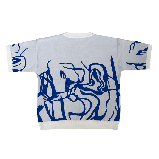 T-SHIRT ACRYLIQUE MOTIF ABSTRAIT