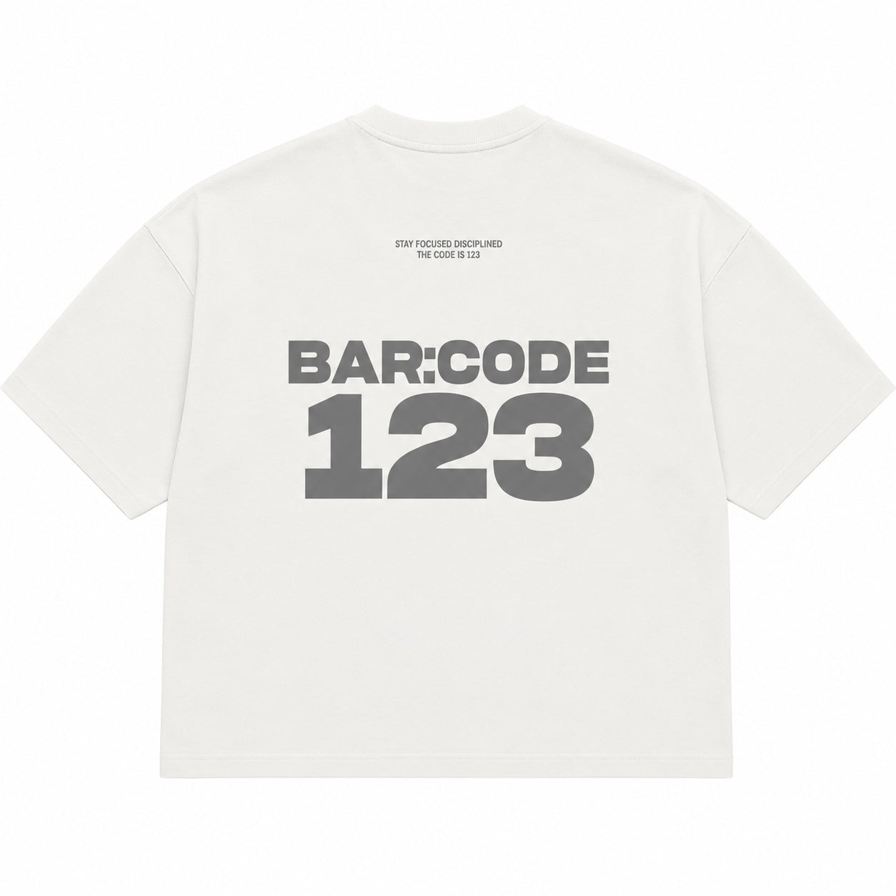 T-SHIRT BOXY « BAR:CODE 123 »