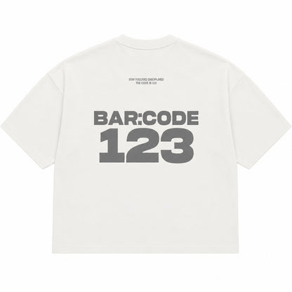 T-SHIRT BOXY « BAR:CODE 123 »