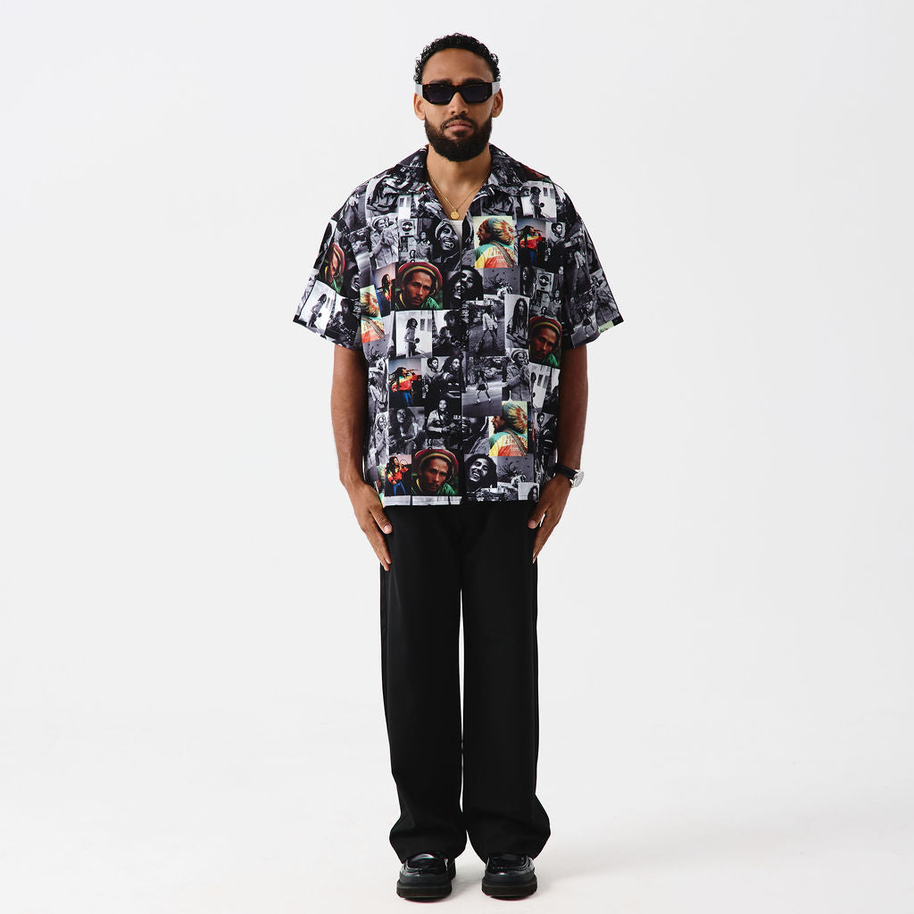 CHEMISE - COLLAGE BOB MARLEY