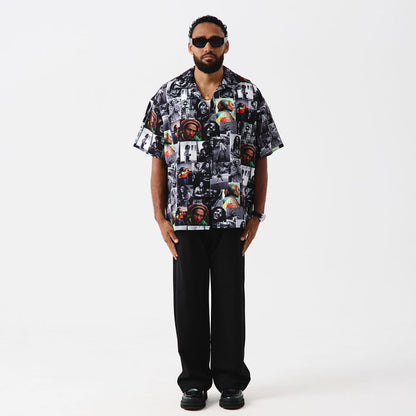 CHEMISE - COLLAGE BOB MARLEY