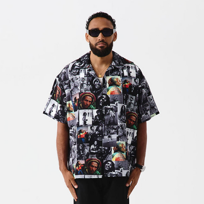 CHEMISE - COLLAGE BOB MARLEY