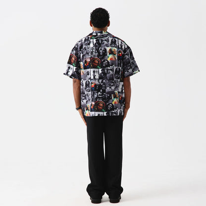 CHEMISE - COLLAGE BOB MARLEY
