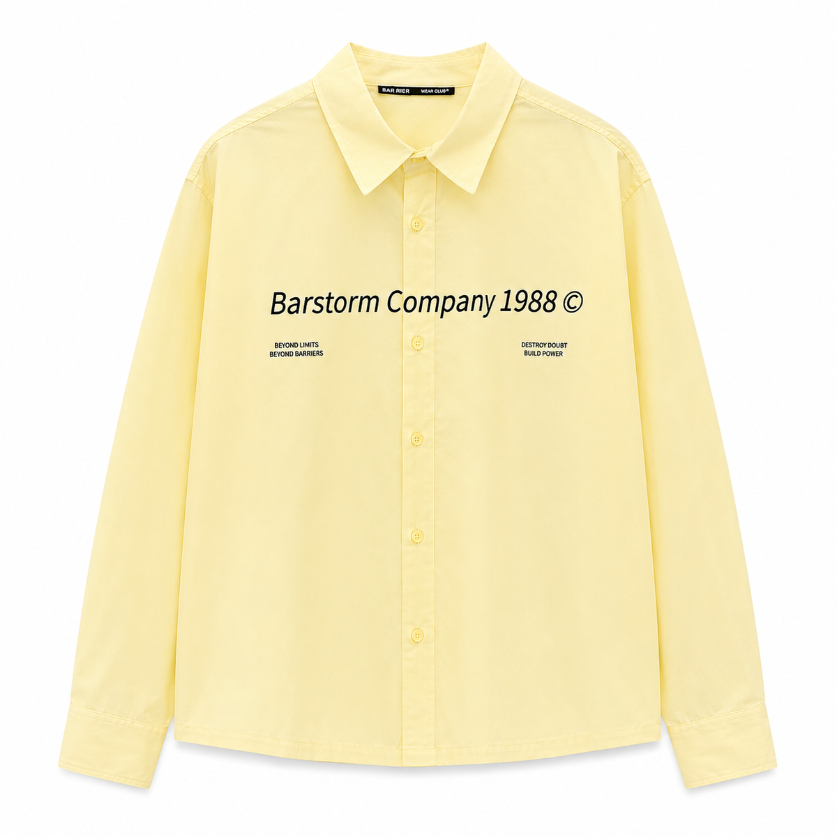 CHEMISE MANCHE LONGUE BOXY « BARSTORM COMPANY 1998 »