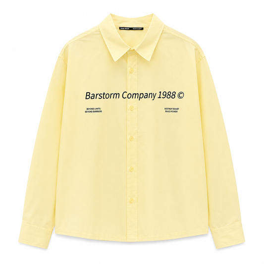 CHEMISE MANCHE LONGUE BOXY « BARSTORM COMPANY 1998 »