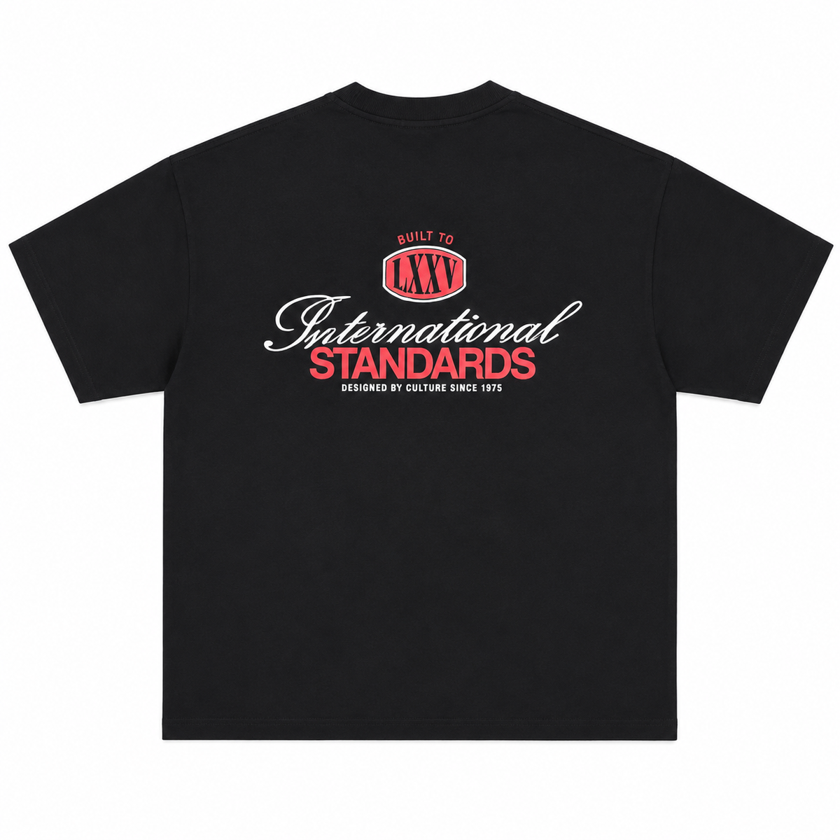T-SHIRT BOXY NOIR « STANDARDS »