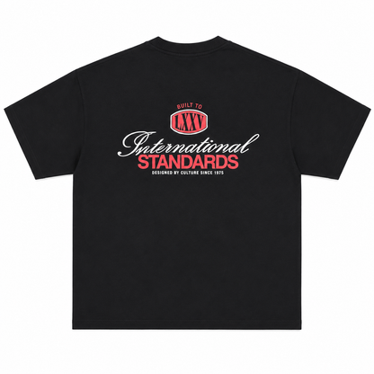 T-SHIRT BOXY NOIR « STANDARDS »