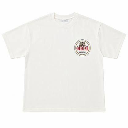 T-SHIRT BOXY OFF ONE « ÉCUSSON »