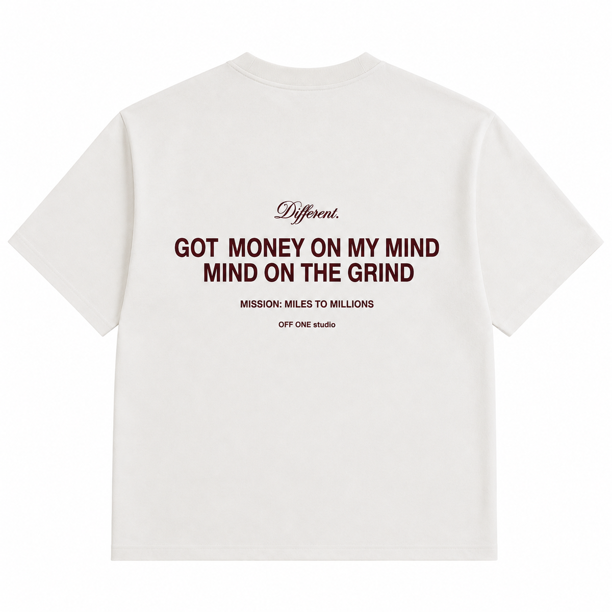 T-SHIRT BOXY « GOT MONEY » DIFFÉRENT
