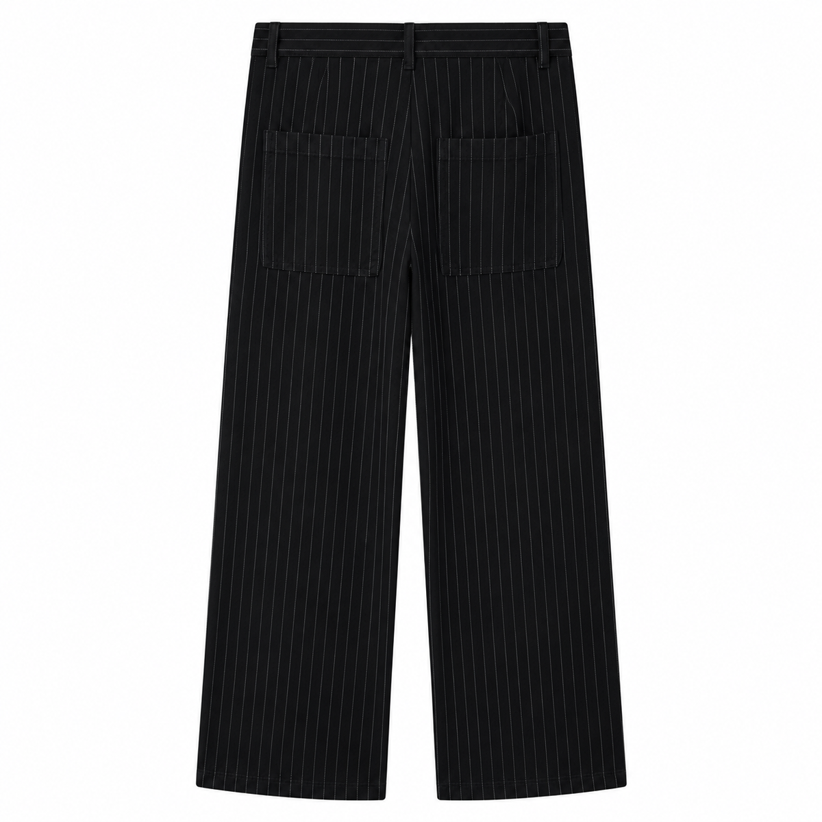 PANTALON COUPE DROITE A RAYURE