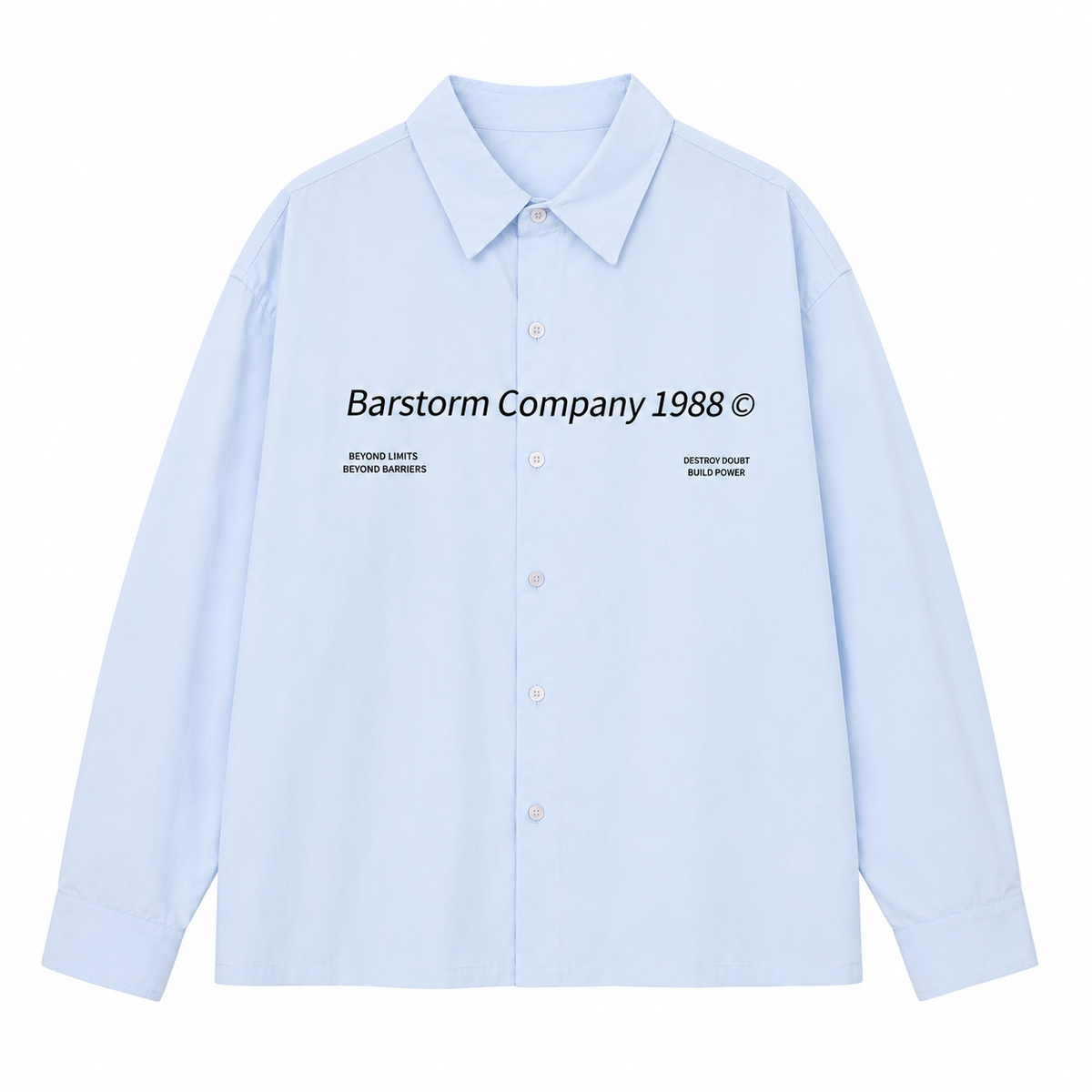 CHEMISE MANCHE LONGUE BOXY « BARSTORM COMPANY 1998 »