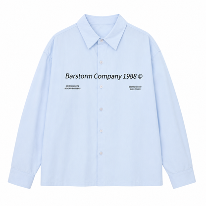 CHEMISE MANCHE LONGUE BOXY « BARSTORM COMPANY 1998 »
