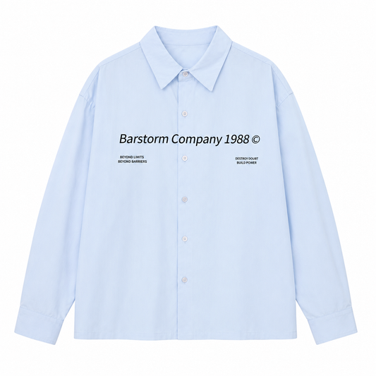 CHEMISE MANCHE LONGUE BOXY « BARSTORM COMPANY 1998 »