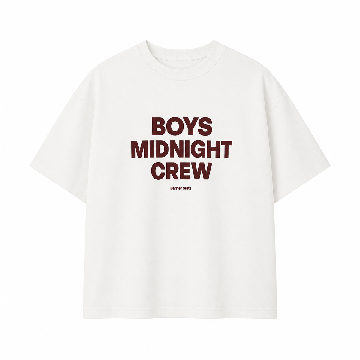 T-SHIRT BOXY « BOYS MIDNIGHT CREW »