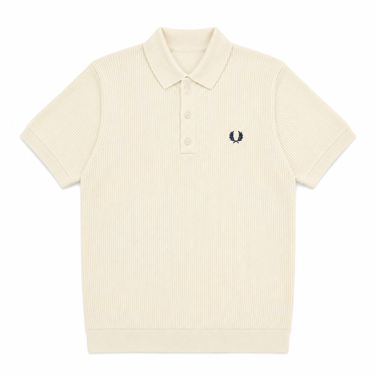 POLO TRICOT EMBLÈME BRODÉ