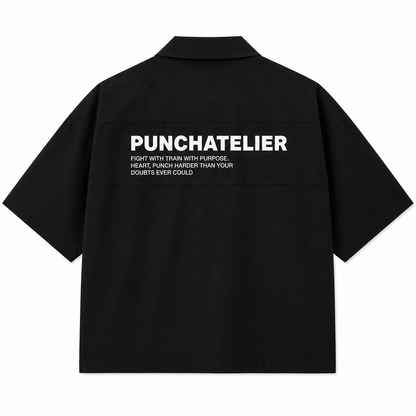 CHEMISE BOXY FERMOIRS MOUSQUETON « PUNCHATELIER »