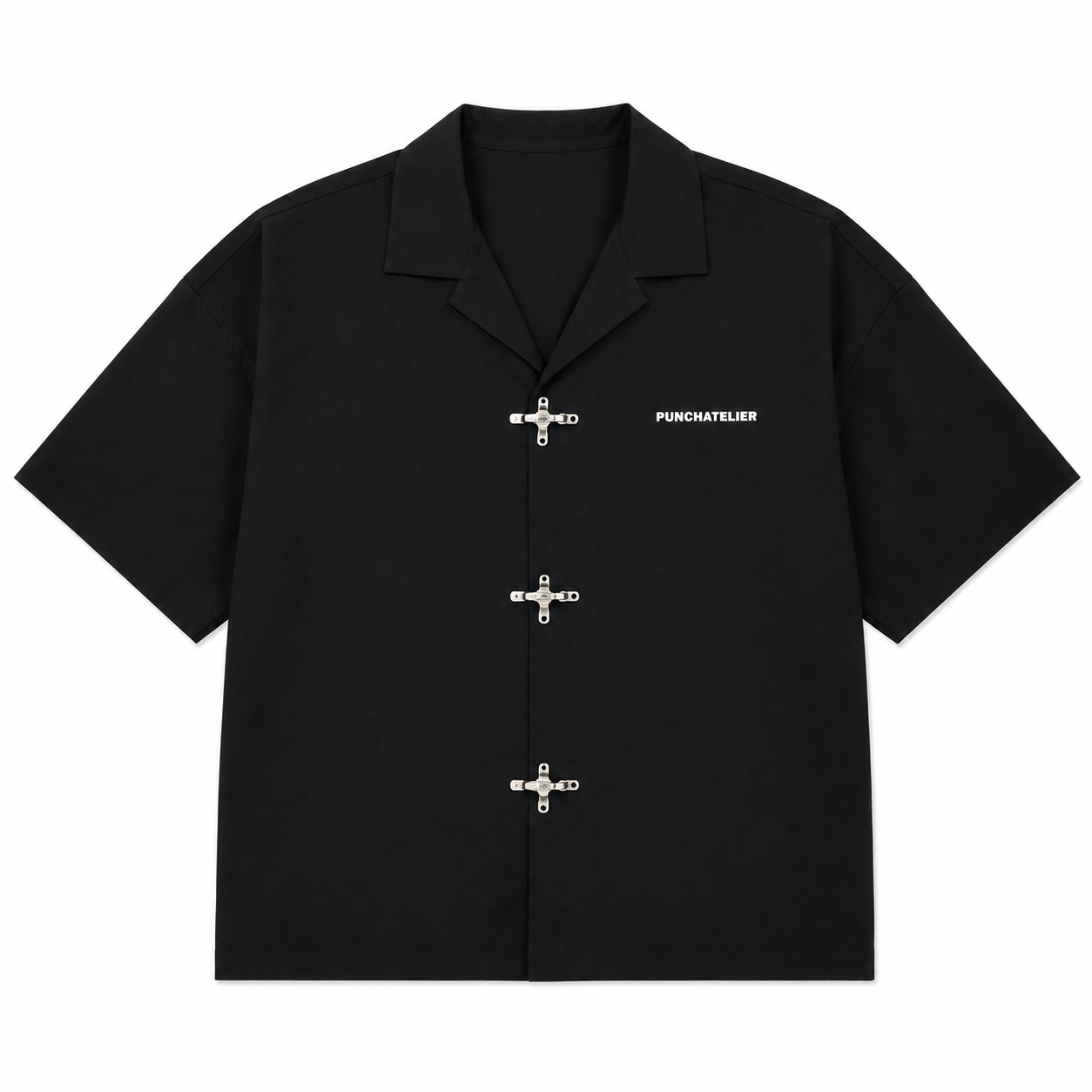 CHEMISE BOXY FERMOIRS MOUSQUETON « PUNCHATELIER »