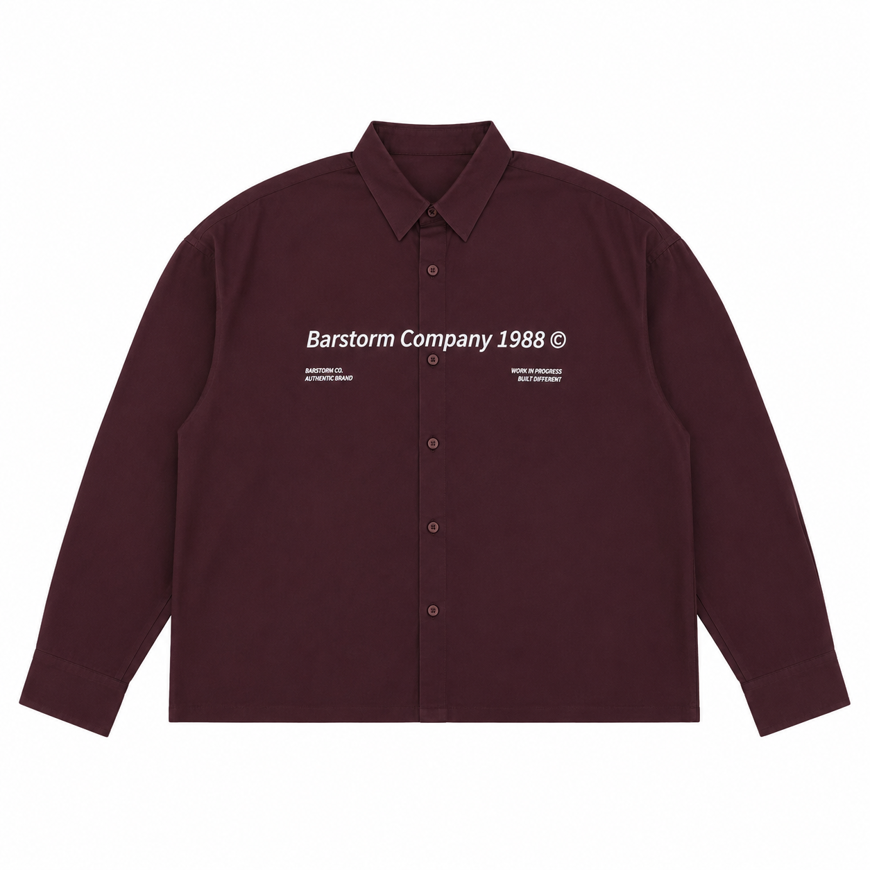 CHEMISE BOXY « BARSTORM COMPANY 1998 »