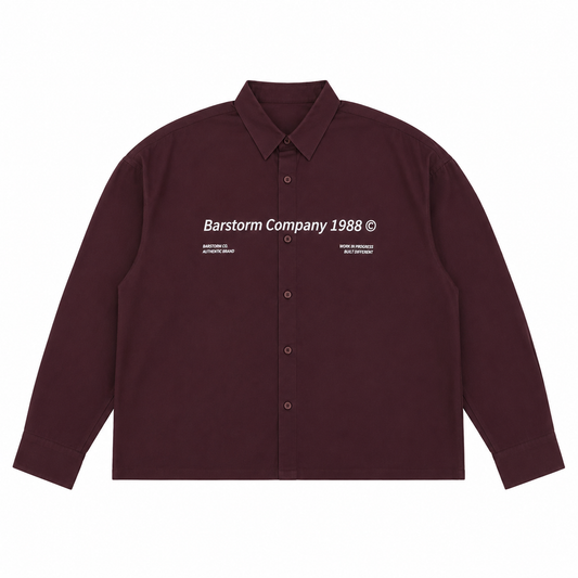 CHEMISE BOXY « BARSTORM COMPANY 1998 »