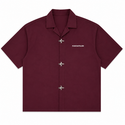 CHEMISE BOXY FERMOIRS MOUSQUETON « PUNCHATELIER »