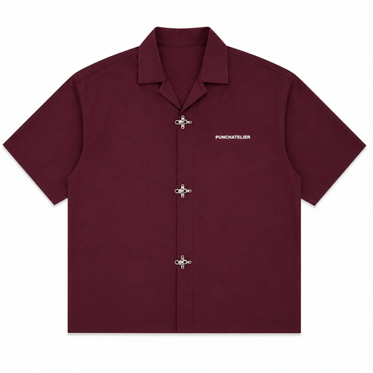CHEMISE BOXY FERMOIRS MOUSQUETON « PUNCHATELIER »