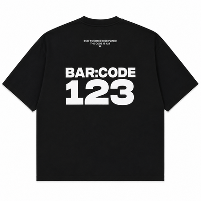 T-SHIRT BOXY « BAR:CODE 123 »