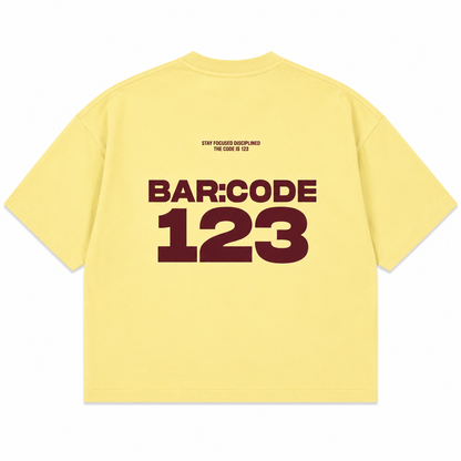 T-SHIRT BOXY « BAR:CODE 123 »