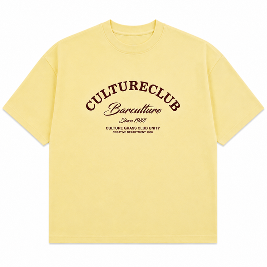 T-SHIRT BOXY « CULTURE CLUB »
